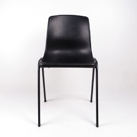 Çin Siyah Plastik Ergonomik ESD Sandalyeler Çelik Raf Koltuk Ucuz Fiyat Desteklemek için Fabrika