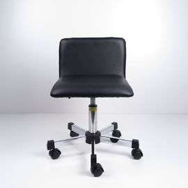 Çin Elektronik Endüstrisinde Kullanılan Siyah Döşemeli Vinil ESD Güvenli Sandalyeler Fabrika