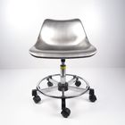 Gümüş Ergonomik Laboratuar Sandalyeleri Temiz Oda / Laboratuar için 201 Paslanmaz Çelik Tedarikçi