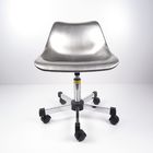 Gümüş Ergonomik Laboratuar Sandalyeleri Temiz Oda / Laboratuar için 201 Paslanmaz Çelik Tedarikçi