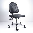 Özel Şekil Ve Yüzey Tasarımında 360 Derece Döner PU Köpük Ergonomik ESD Sandalyeler Tedarikçi