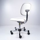 Siyah Ergonomik ESD Temiz Oda Sandalyeleri 360 Döner Yükseklik Ayarlı PU Vinil Tedarikçi