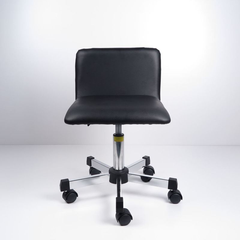 Elektronik Endüstrisinde Kullanılan Siyah Döşemeli Vinil ESD Güvenli Sandalyeler Tedarikçi